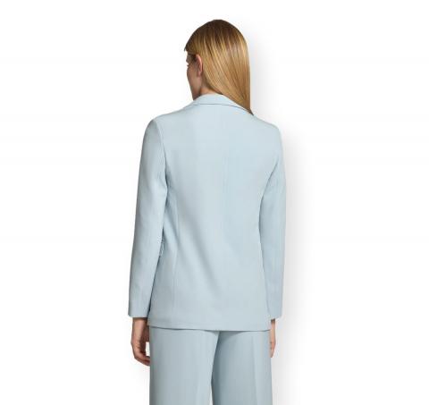 BOSS Blazer Donna Regular Fit in Crepe Elasticizzato C Jabla3 50549396 Colore Celeste