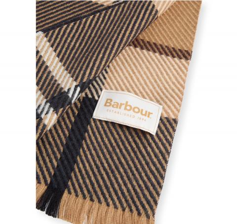 BARBOUR Sciarpa Donna Blair Tartan LSC0308TN39 Colore Beige Tartan