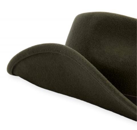 BARBOUR Cappello Uomo in Feltro di Lana Crushable Bushman MHA0007OL71 Verde