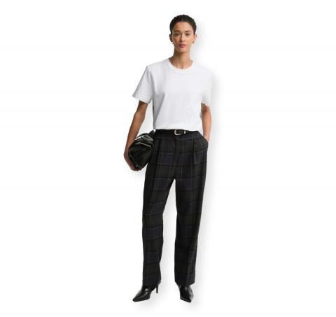 BARBOUR Pantaloni Donna a Taglio Dritto Delilah LTR0440TN43 Colore Classic Tartan