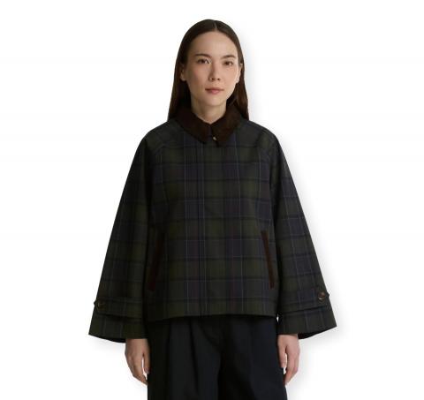 BARBOUR Giacca Donna Antipioggia Sandra LSP0350NY92 Classic Tartan