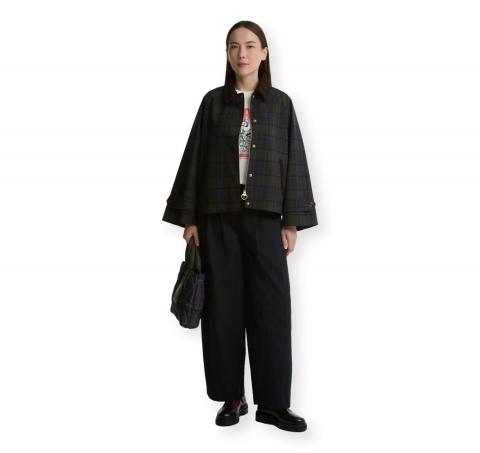 BARBOUR Giacca Donna Antipioggia Sandra LSP0350NY92 Classic Tartan