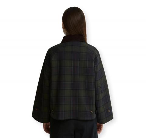 BARBOUR Giacca Donna Antipioggia Sandra LSP0350NY92 Classic Tartan
