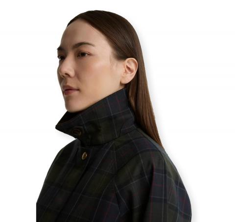 BARBOUR Giacca Donna Antipioggia Sandra LSP0350NY92 Classic Tartan