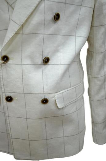 ALESSANDRO GILLES Giacca Uomo Doppio Petto Slim Fit GDPT 0748
