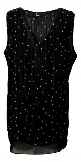 LISA KOTT CANOTTA 4623 COLORE NERO POIS LUREX LINEA CURVY STYLE