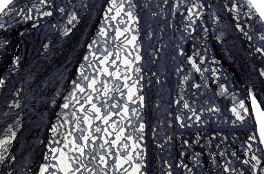 LISA KOTT Spolverino In Pizzo Donna 05154 Colore Blu Linea Curvy Stile