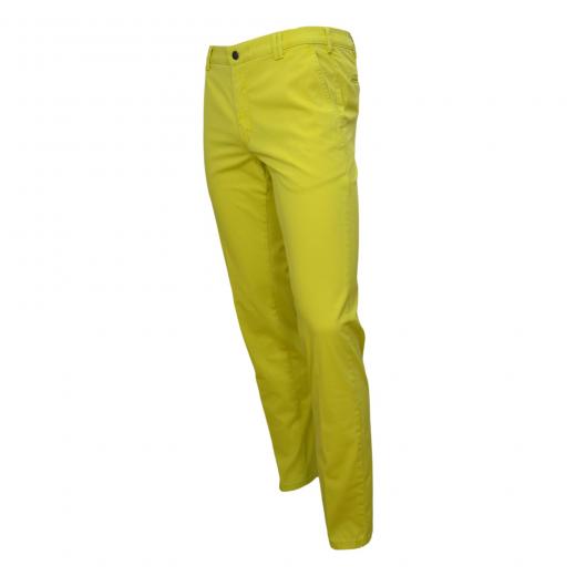 MEYER Pantalone Uomo Modello Rio 1-3130/41 Stretch Colore Giallo