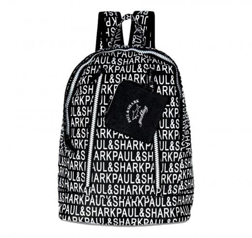 PAUL SHARK Zaino Con Stampa PaulandShark All Over I20P8112 NERO