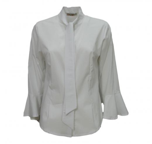 LISA KOTT Camicia 4759 Colore Bianco Linea Curvy Style