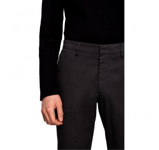 HUGO BOSS Pantalone slim fit Cotone elasticizzato NERO Kaito1 50410310