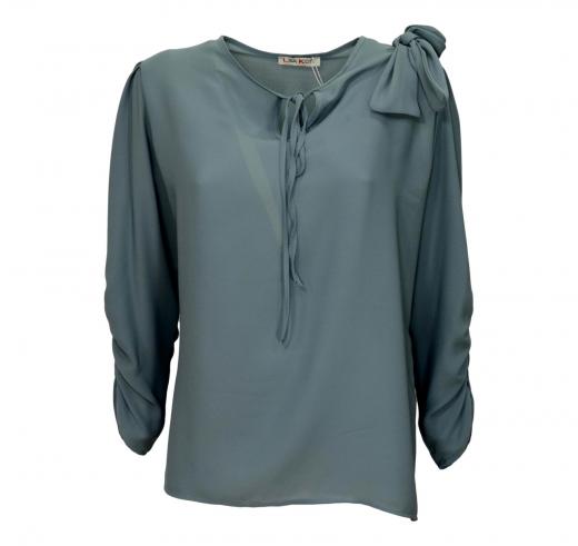 LISA KOTT Blusa 4614 Colore Verde Linea Curvy Style