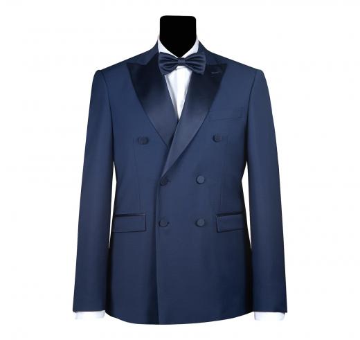 SIMBOLS Abito Uomo Cerimonia Doppio Petto Blu A11800 T4199