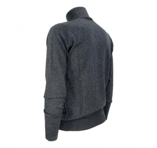 CASHMERE COMPANY Maglia Dolcevita 158 IU204914 Cashmere e Lana Colore Grigio Fumo