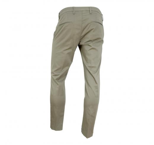DESICA Pantalone Uomo Modello Positano Colore Medium Brown Tessuto Raso Ultra