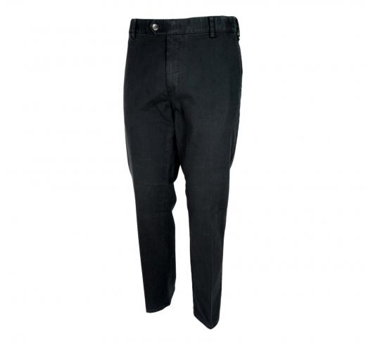 MEYER Pantalone Uomo Chino In Twill Di Cotone Modello Oslo 2-3533/18 Grigio Scuro
