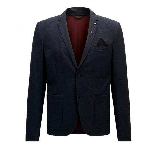 HUGO BOSS Giacca slim fit in tessuto melange Basko_BS  50371962