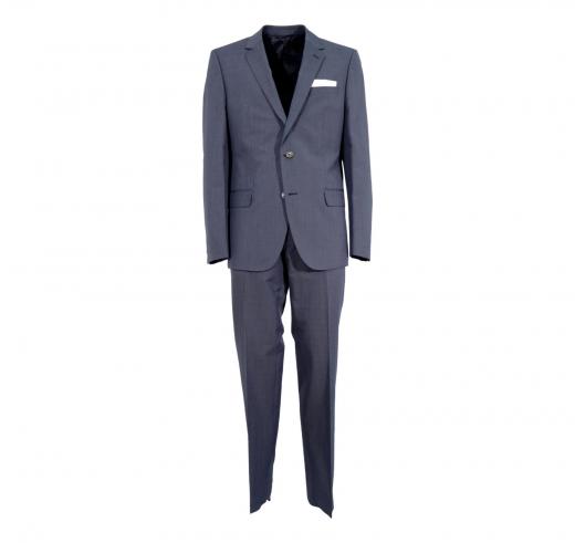 HUGO BOSS Abito HUTSON1/GANDER Slim Cotone e Seta Stretch 50287797