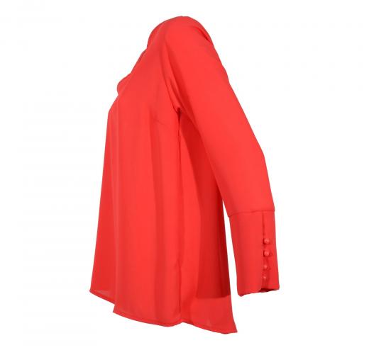 LISA KOTT CASACCA DONNA CURVY STYLE MA36 COLORE ROSSO