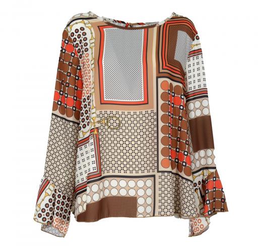 LISA KOTT Casacca Donna Curvy Style Donna 9CM055 Colore Fantasia