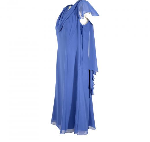 CABOTINE ABITO DONNA MODELLO TUBINO CON CAPPA CCL24692 COLORE BLU