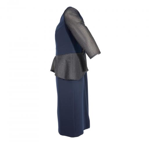 CABOTINE ABITO DONNA MODELLO TUBINO CTFD-517 COLORE BLU MANICA 3/4