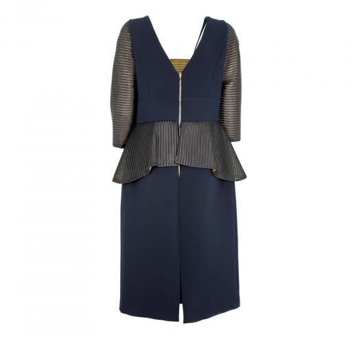 CABOTINE ABITO DONNA MODELLO TUBINO CTFD-517 COLORE BLU MANICA 3/4