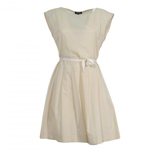 WOOLRICH Abito donna WWABI0398 W'S Popelin Dress Crema