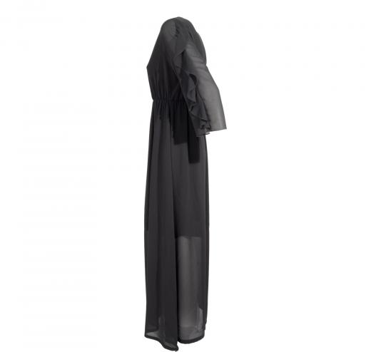 LISA KOTT Abito Donna Linea Curvy Style Colore Nero 4524