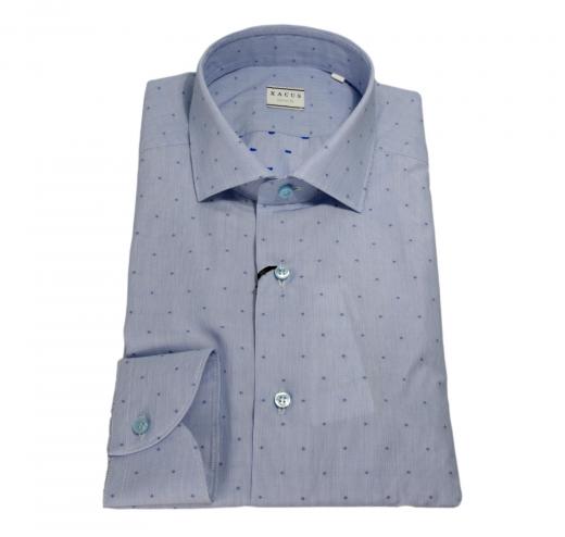 XACUS CAMICIA UOMO MOD. TAIOLOR ART 81706901 COL. RIGA FA VESTIBILITA INTERMEDIA