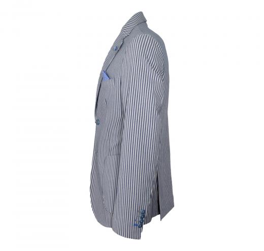 ALESSANDRO GILLES Giacca Uomo Taglia 50 Riga Slim Fit G2DE Made In Italy