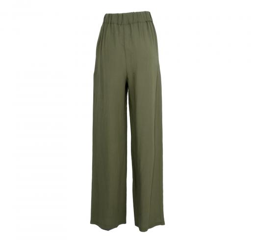 MDM MADEMOISELLE DU MONDE Pantalone Donna Colore Verde mdm129