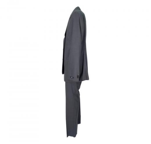 HUGO BOSS Abito Uomo 50220468 Grigio Fantasia The James3 Sharp5 Taglia Lunga