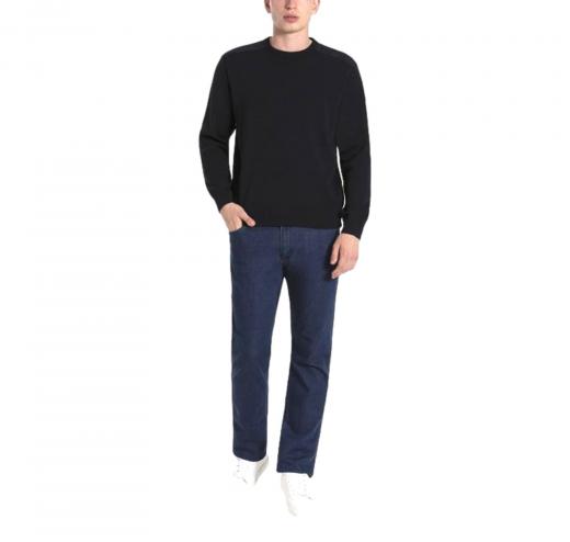 PAUL SHARK YACHTING Maglia Uomo Girocollo Con Toppe C0P1026 Colore Blu