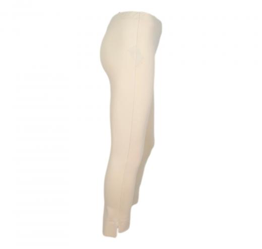 MDM MADEMOISELLE DU MONDE Pantalone Leggings Donna Colore Burro MDM143