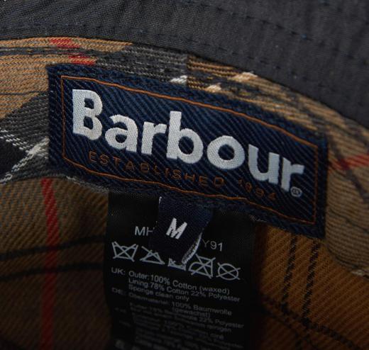 Barbour Cappello Sportivo in Cera MHA0001NY91 Colore Blu