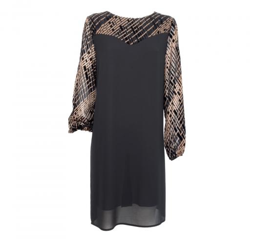 LISA KOTT Abito Donna Curvy Style Colore. Nero Art. 4844