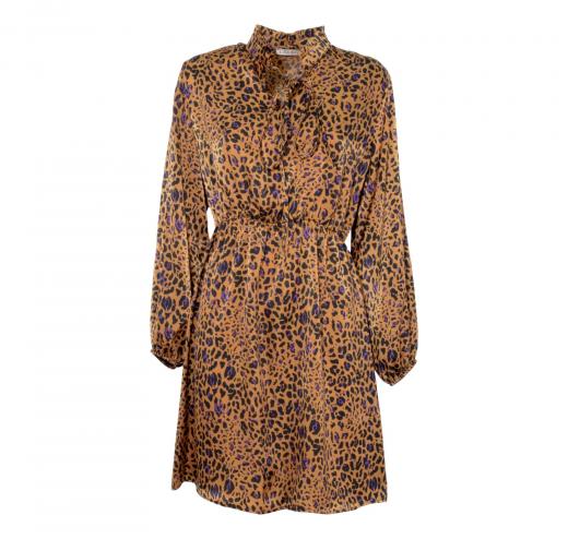 LISA KOTT Abito Donna Curvy Style Col. Tabacco Fantasia ART. 4846