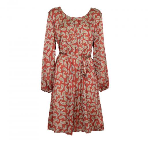 LISA KOTT Abito Donna Curvy Style Colore. Rosso Mattone Art. LK8700