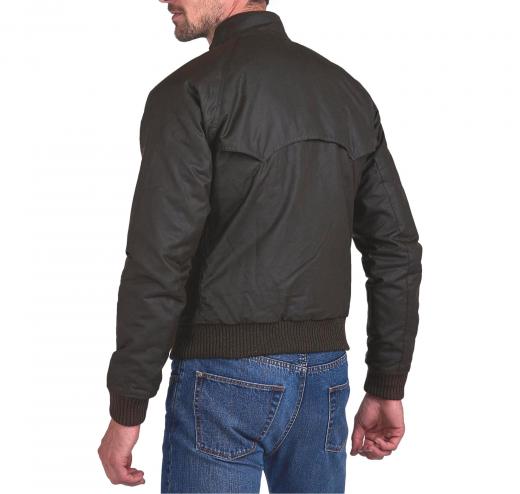 BARBOUR Giubbino Uomo Steve Mcqueen Merchant Wax Jacket Id MWX0465OL71 Olive