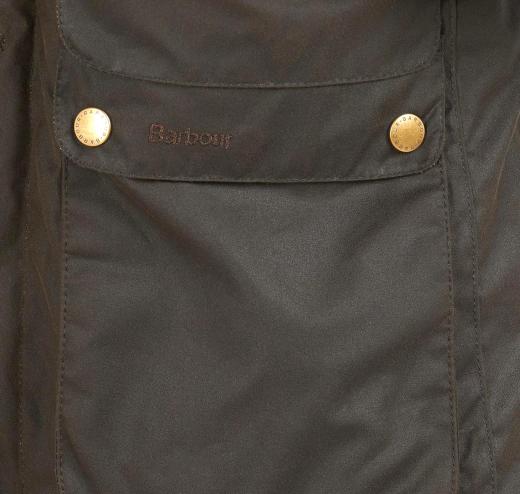 BARBOUR Ashby Wax Jacket Parka Game in Cotone Cerato MWX0698OL71 Colore Oliva