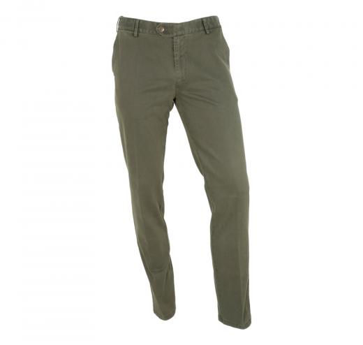 MEYER Pantalone Uomo Modello Oslo 2-5543/28 Stretch Verde
