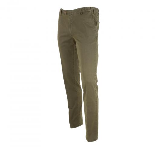 MEYER Pantalone Uomo Modello Oslo 2-5543/28 Stretch Verde