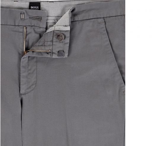 HUGO BOSS Chino slim fit gabardine di cotone elasticizzato 50410310 Col. Grigio