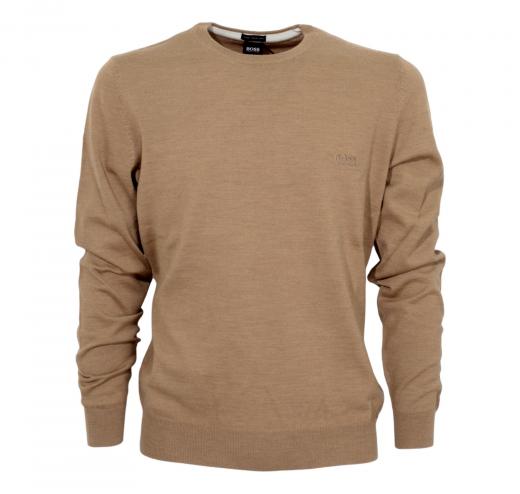 BOSS Maglia In Lana Regular Fit BOTTO-L 50457748 Colore Beige