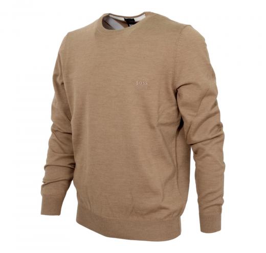 BOSS Maglia In Lana Regular Fit BOTTO-L 50457748 Colore Beige