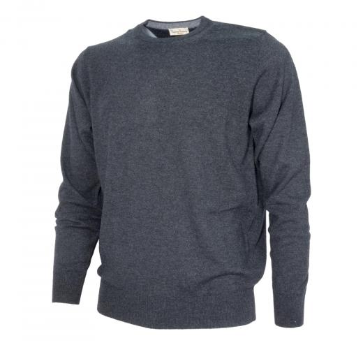 CASHMERE COMPANY Maglia Uomo 158 IU203901 Made in Italy Cashmere Lana e Seta Grigio