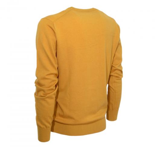 CASHMERE COMPANY Maglia Uomo Girocollo Slim Fit 151 IU203901 Cashmere Lana e Seta Senape