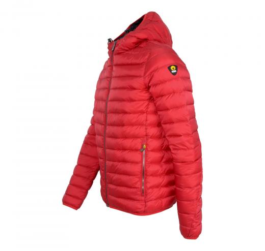 CIESSE PIUMINI Piumino FRANKLIN Cappuccio Nylon imbottitura Piuma Fill Rosso
