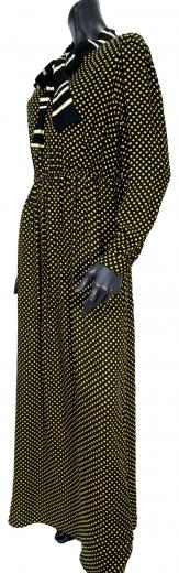 LISA KOTT Abito Donna Curvy Style Fantasia Pois A13077MP Made in Italy
